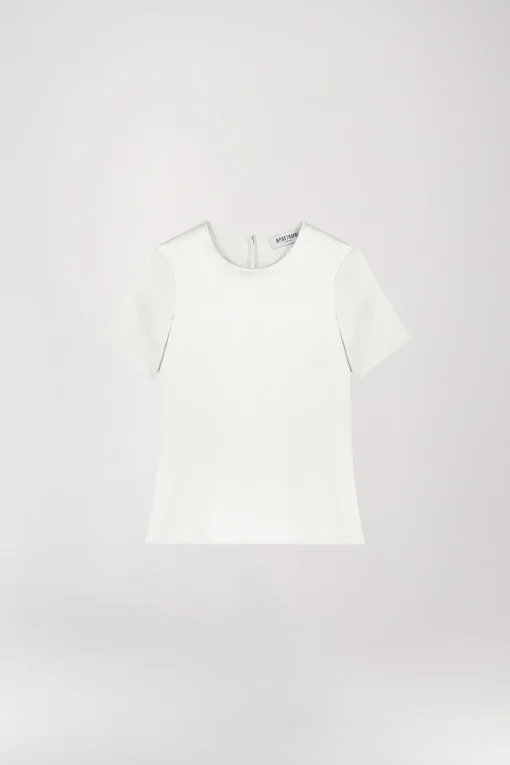 T-shirt en soie blanc